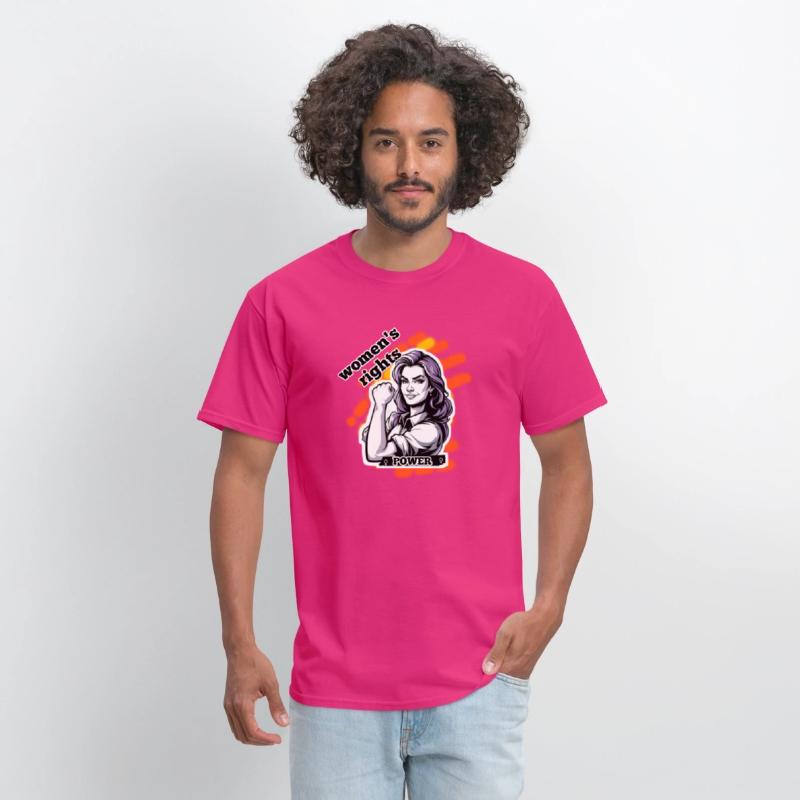 Feminist design power woman strong t-shirt design