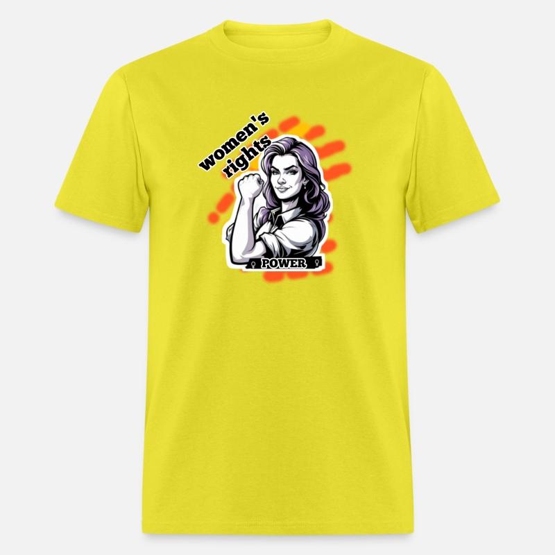 Feminist design power woman strong t-shirt design
