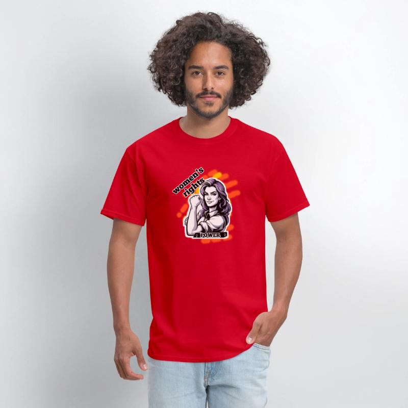 Feminist design power woman strong t-shirt design