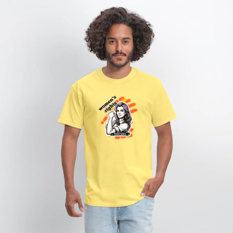 Feminist design power woman strong t-shirt design