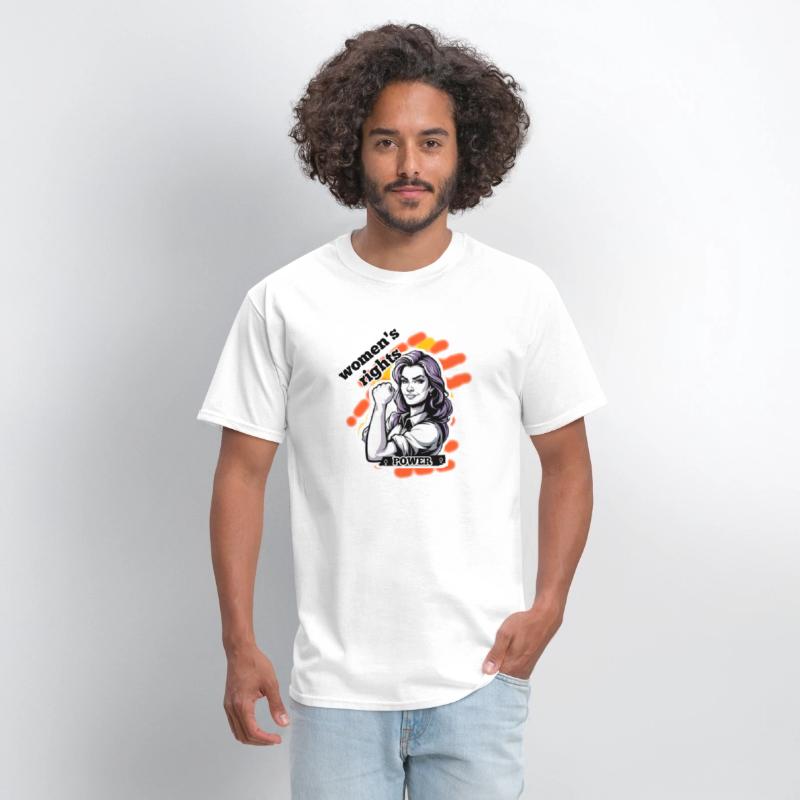 Feminist design power woman strong t-shirt design