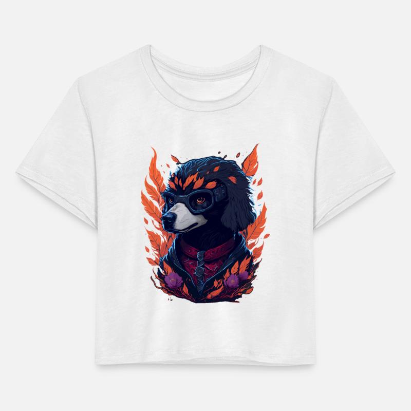 Flaming Paws | Cute Dog Design | Fire Ninja Warrio