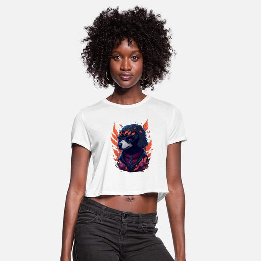 Flaming Paws | Cute Dog Design | Fire Ninja Warrio