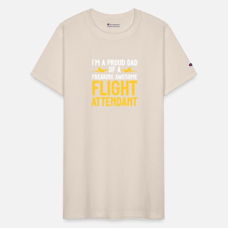 Flight Attendant Dad Airplane Flight Attendant