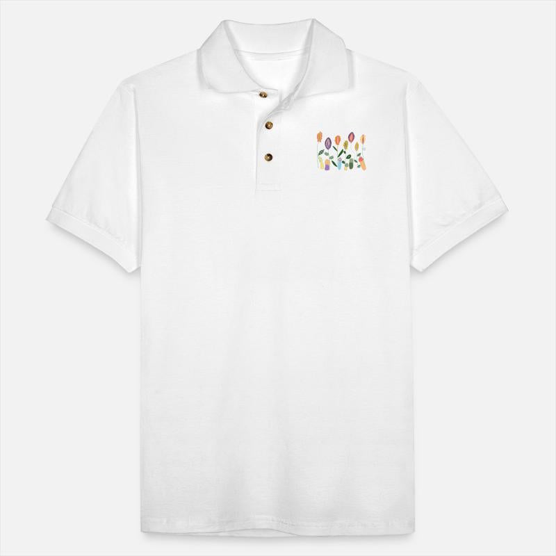 Flower Meadow with Mushrooms. Body Positivity.