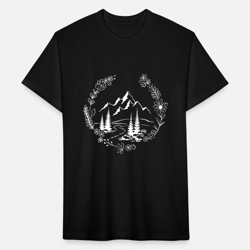 Flower Mountain Landscape Wilderness Forest