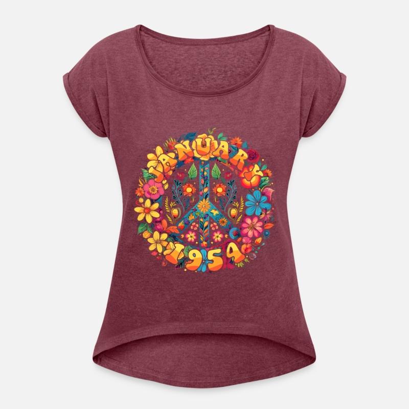 Flower Power Hippie Birthday - January 1954