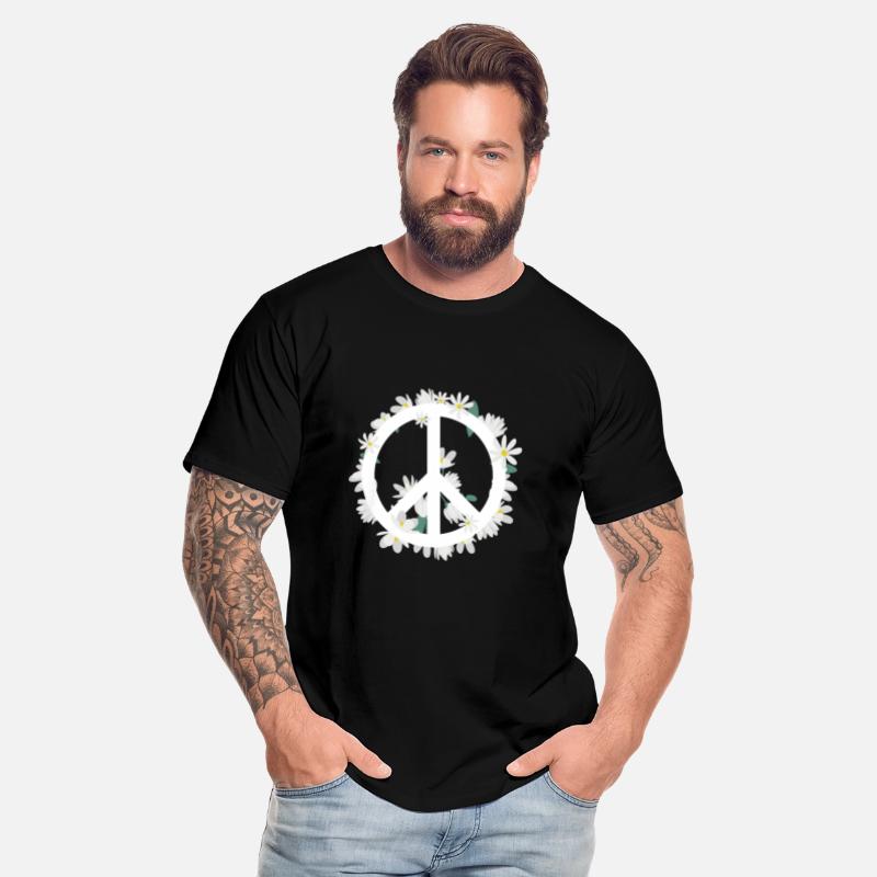 Flowers Anti-war Logo Daisies Peace Sign