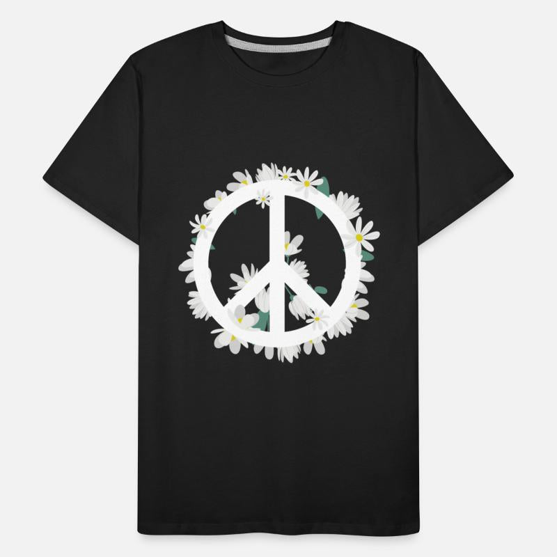 Flowers Anti-war Logo Daisies Peace Sign