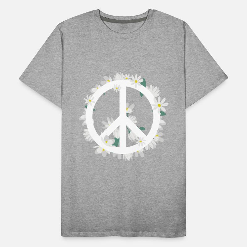 Flowers Anti-war Logo Daisies Peace Sign