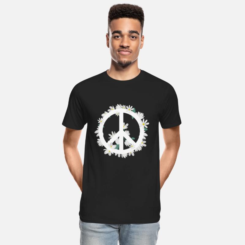 Flowers Anti-war Logo Daisies Peace Sign