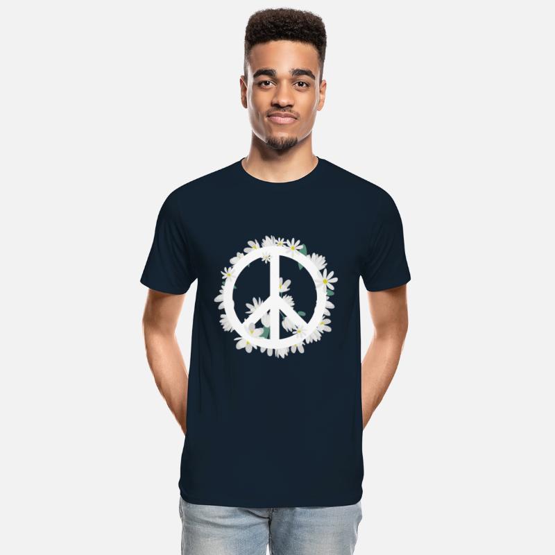 Flowers Anti-war Logo Daisies Peace Sign