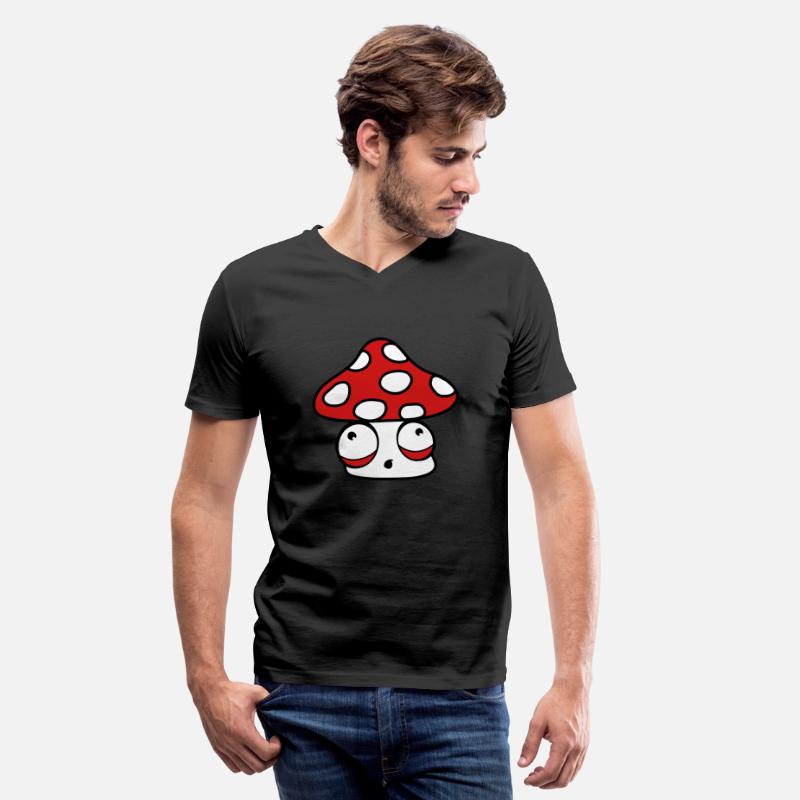 fly agaric red dots small eat hunger comic cartoon