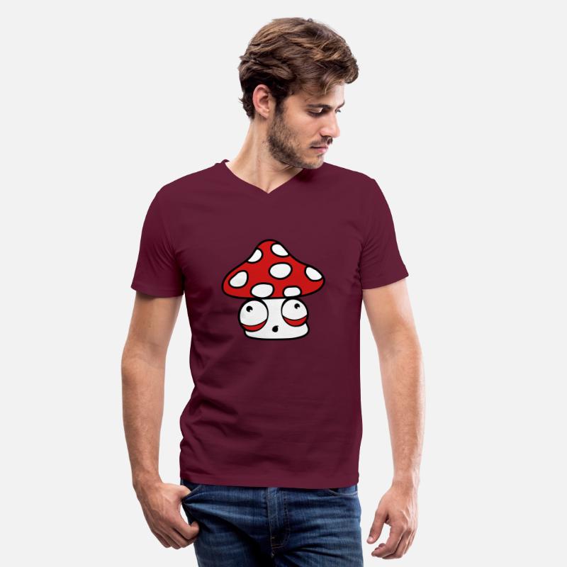 fly agaric red dots small eat hunger comic cartoon