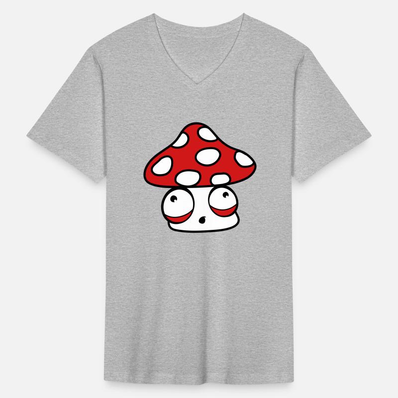 fly agaric red dots small eat hunger comic cartoon