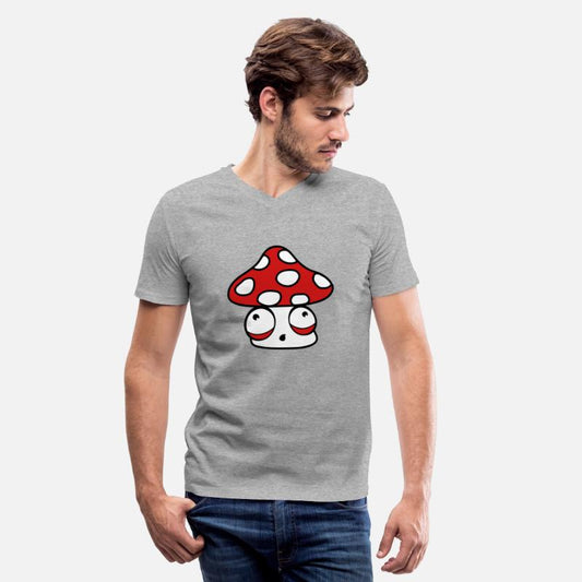 fly agaric red dots small eat hunger comic cartoon