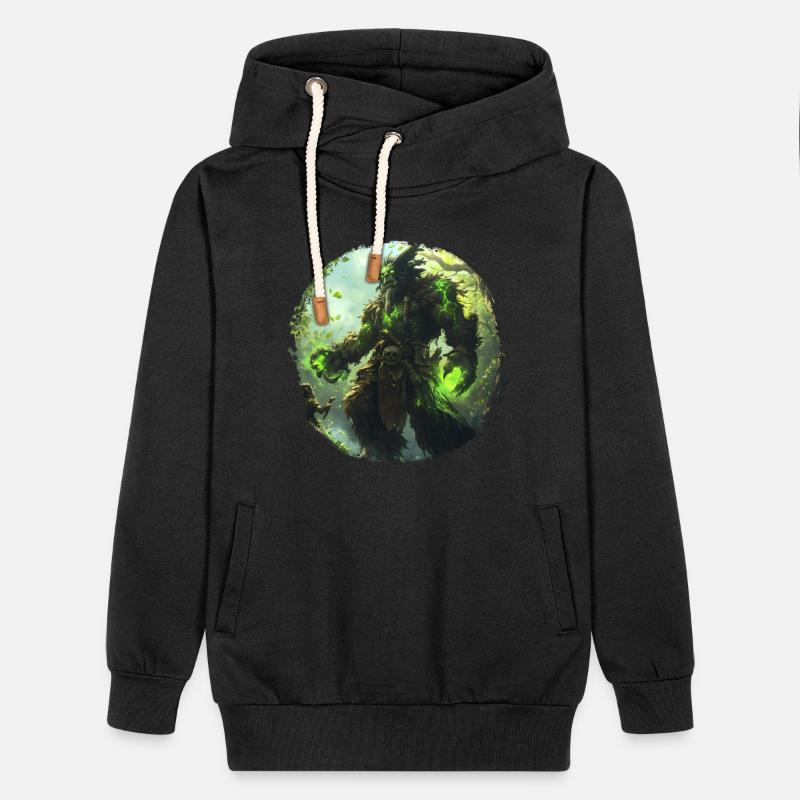 Forest Guardian with Green Magic and Wild Energy