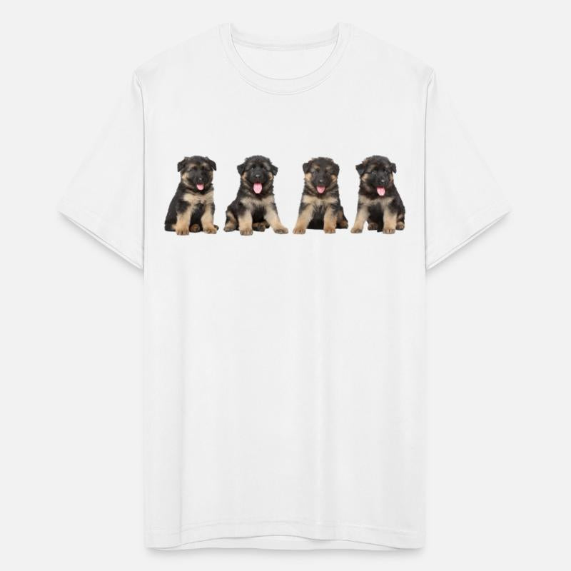 FOUR GERMAN SHEPHERD PUPPIES