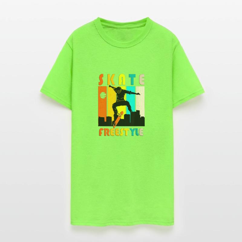 Freestyle Skateboarding 80s skateboard