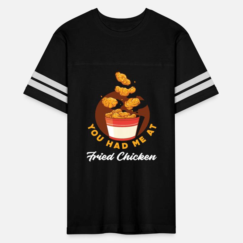 Fried Chicken Lovers Eat Nuggets Wings