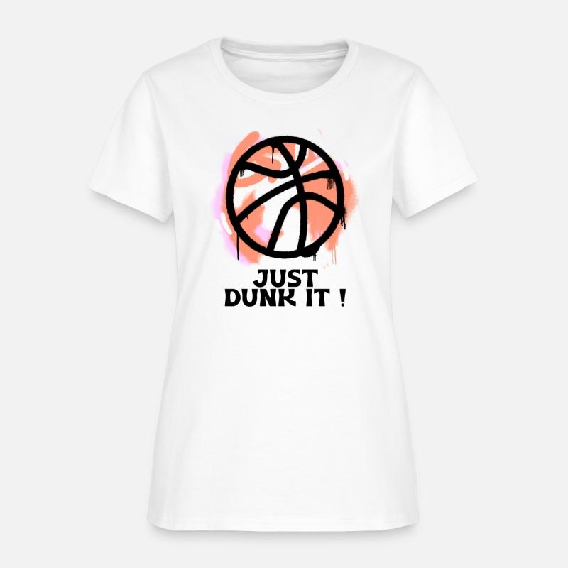 Funny Basketball Design Of Just Dunk It Basketball
