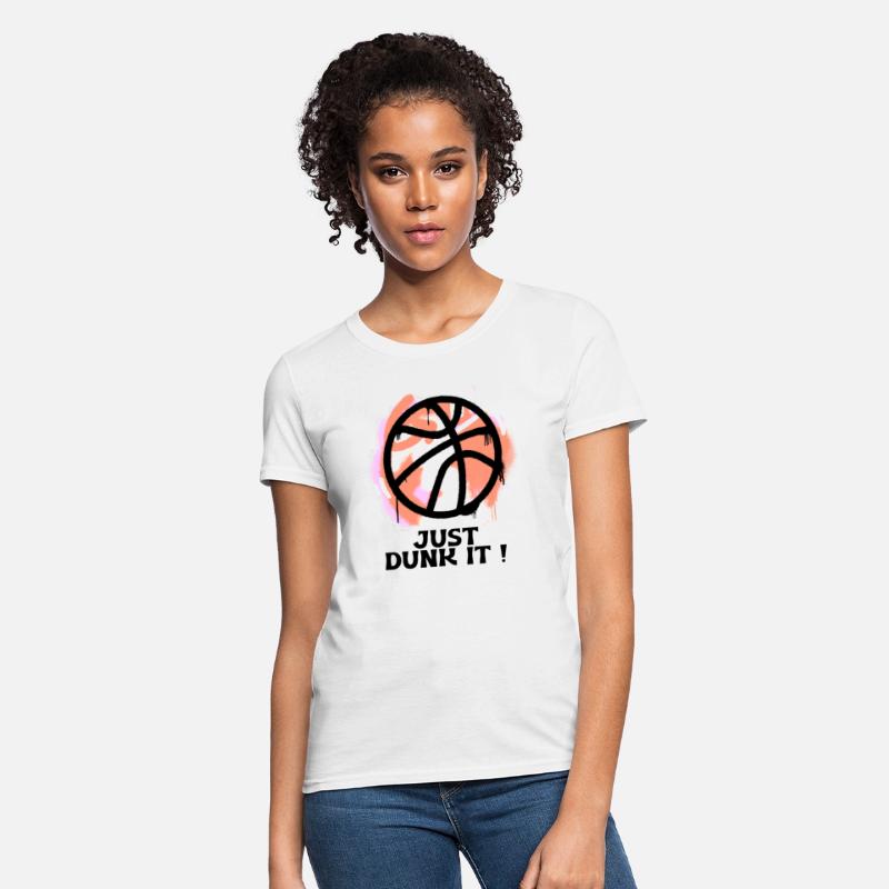 Funny Basketball Design Of Just Dunk It Basketball