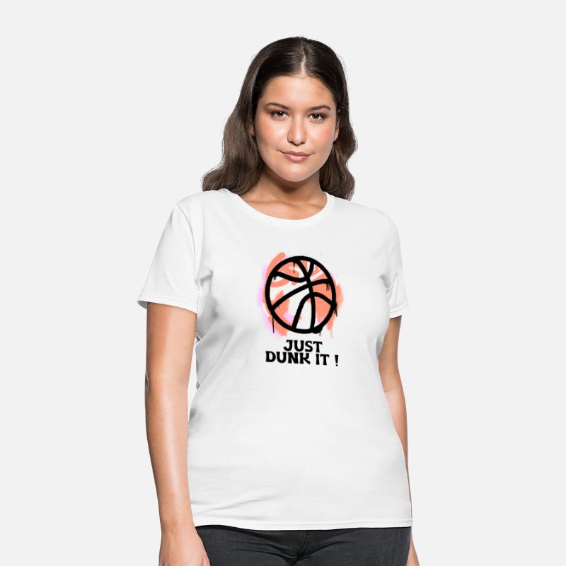 Funny Basketball Design Of Just Dunk It Basketball