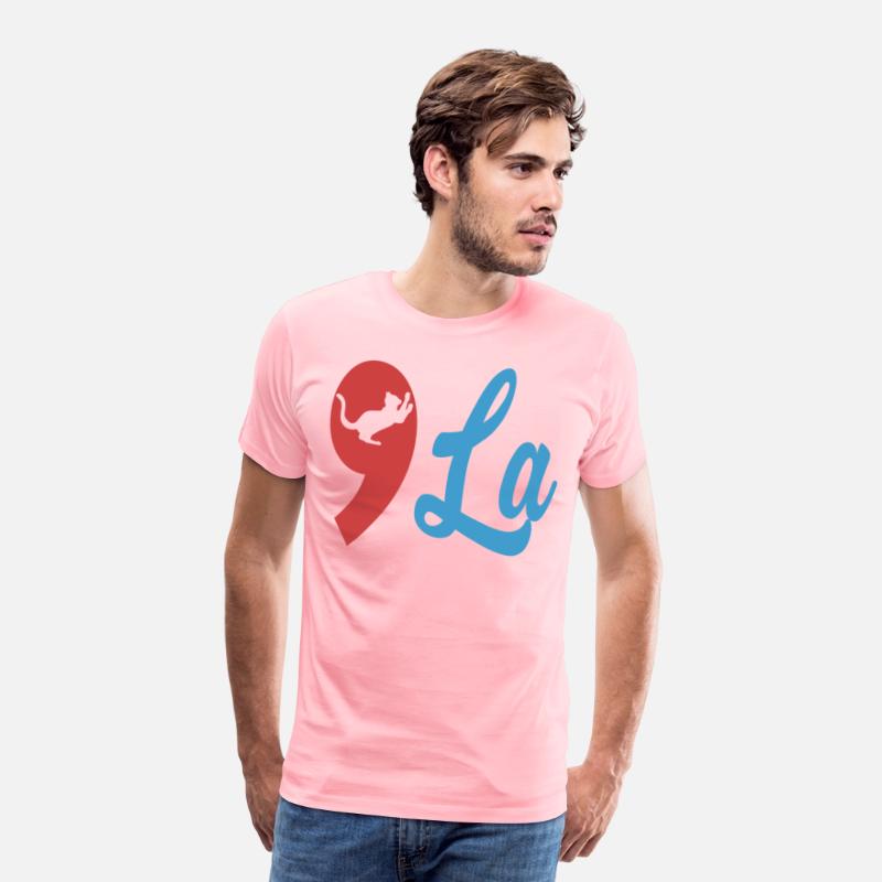 Funny Comma-La with cat for Men Women kid American
