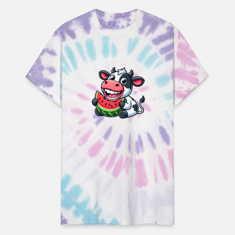 Funny cow bull steer watermelon summer fruit