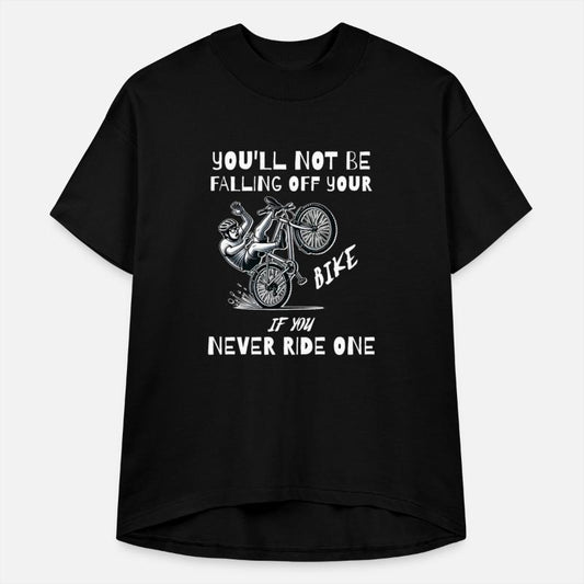 Funny Cycling Falling Off Motivational Bike Quote