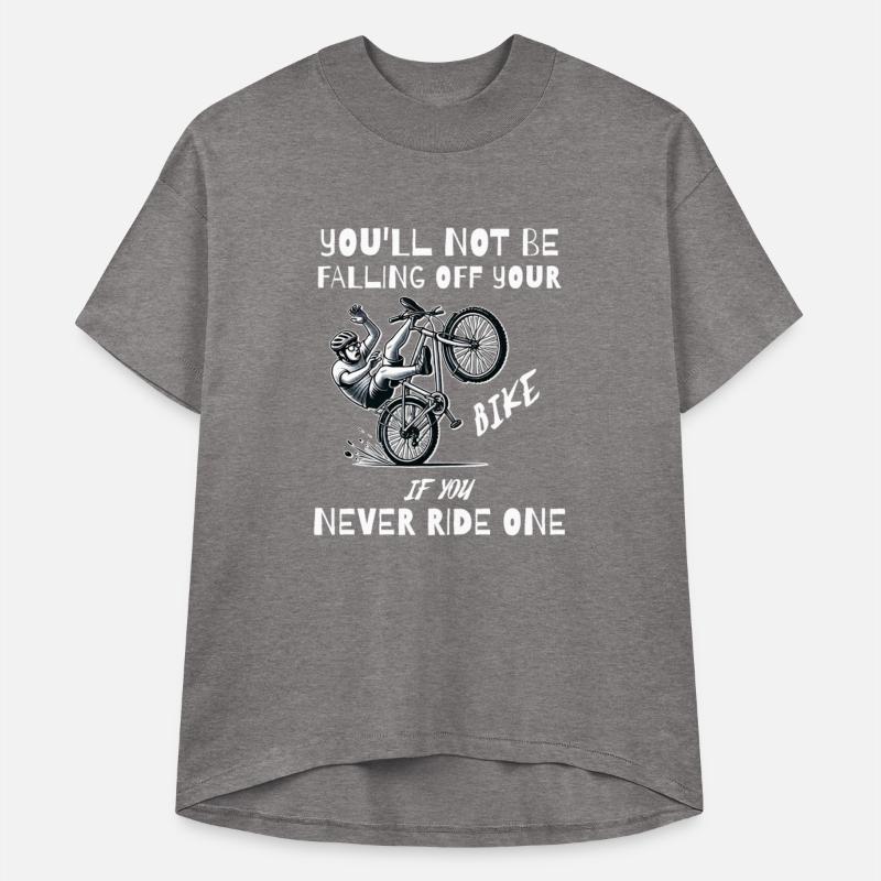 Funny Cycling Falling Off Motivational Bike Quote