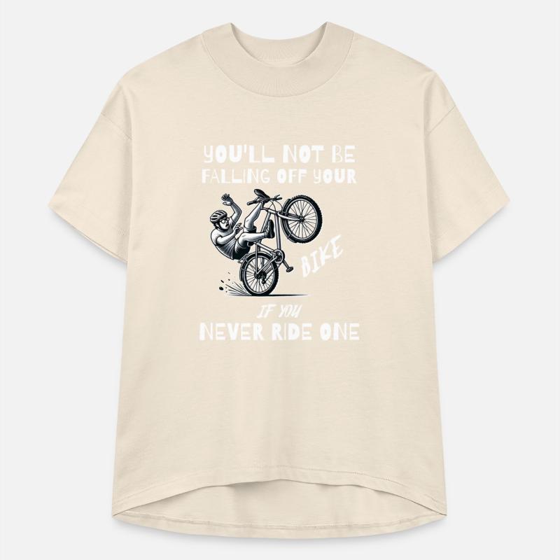 Funny Cycling Falling Off Motivational Bike Quote