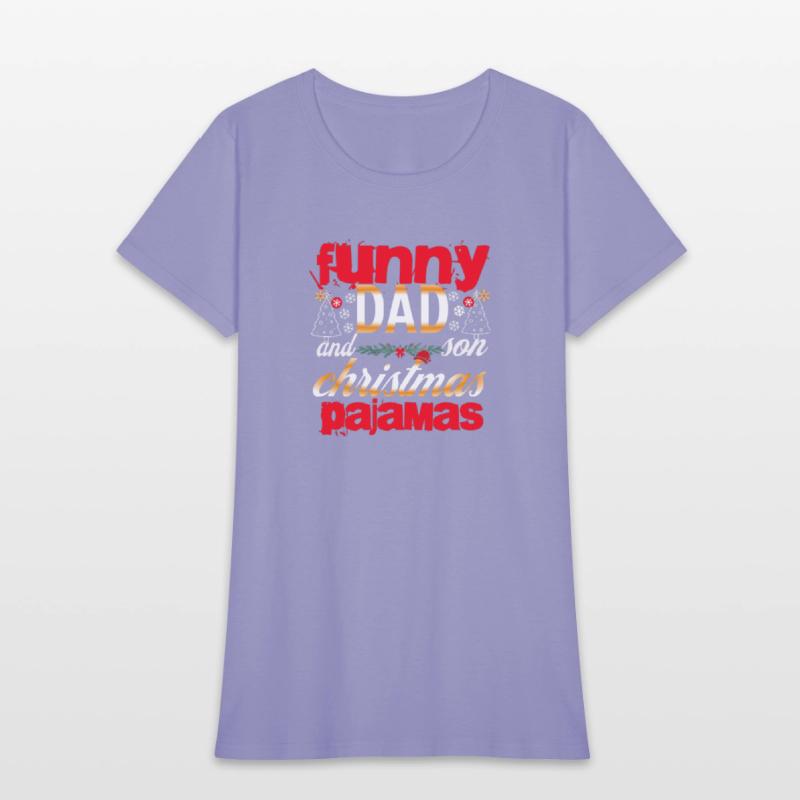 funny dad and son christmas pajamas t eshort
