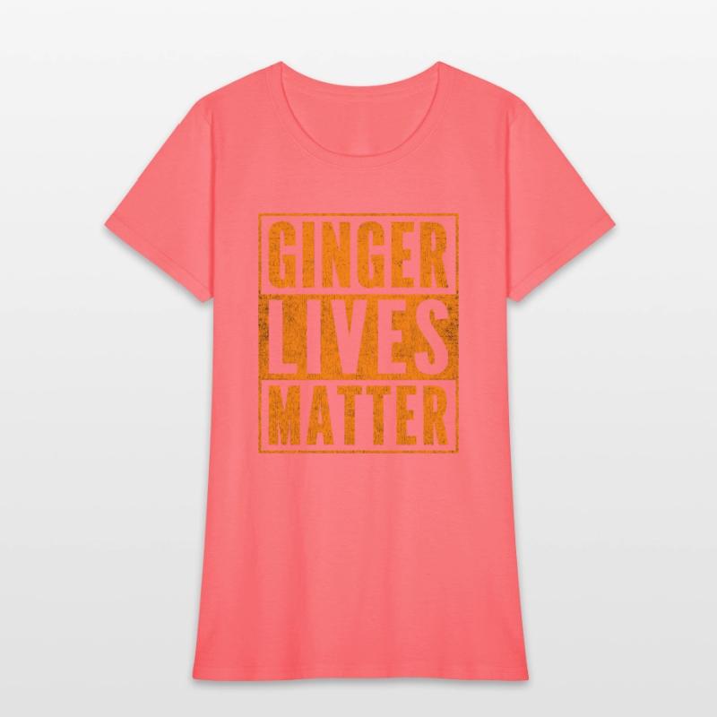 Funny Ginger Lives Matter Old School Graphic