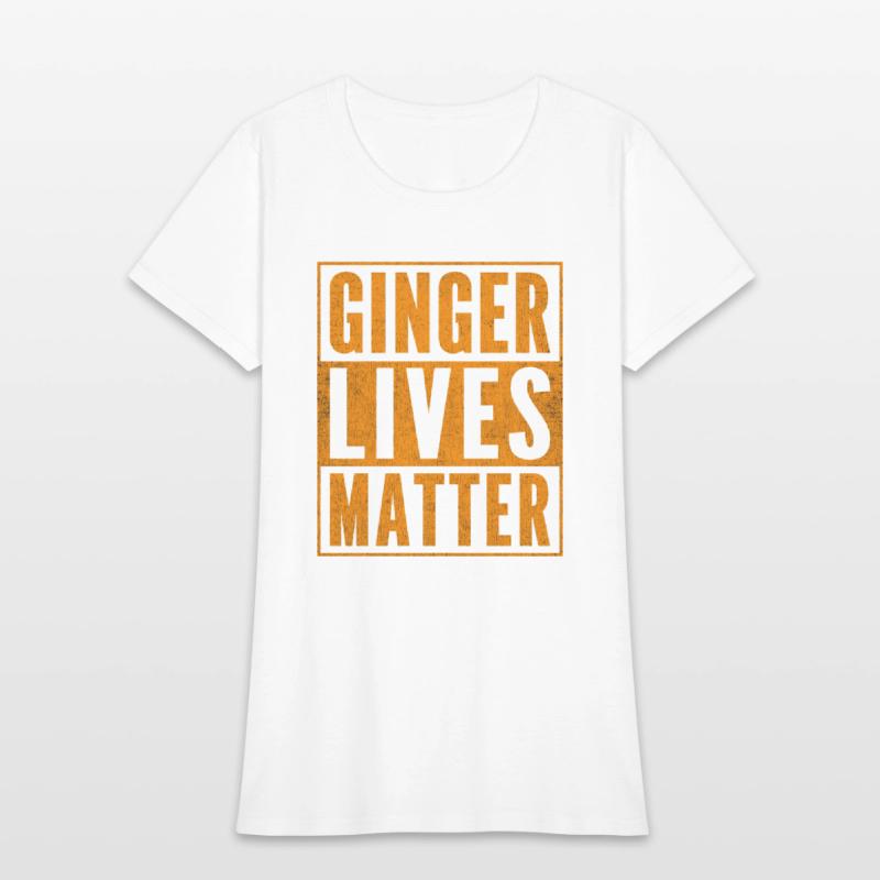 Funny Ginger Lives Matter Old School Graphic