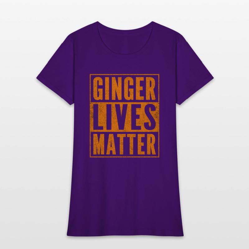 Funny Ginger Lives Matter Old School Graphic