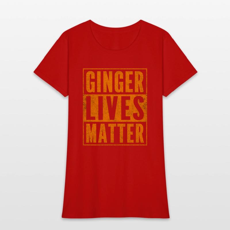 Funny Ginger Lives Matter Old School Graphic