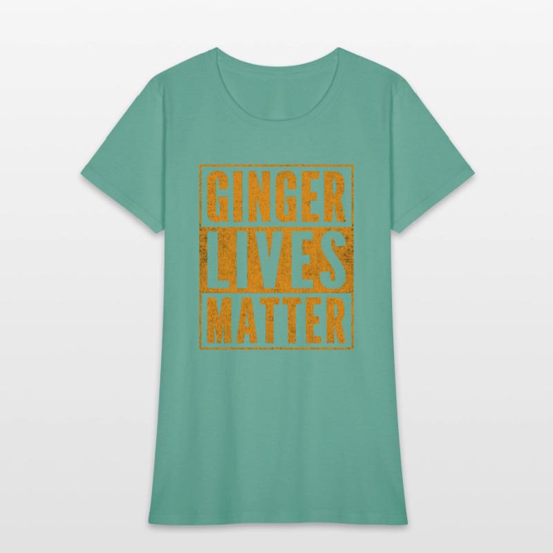 Funny Ginger Lives Matter Old School Graphic