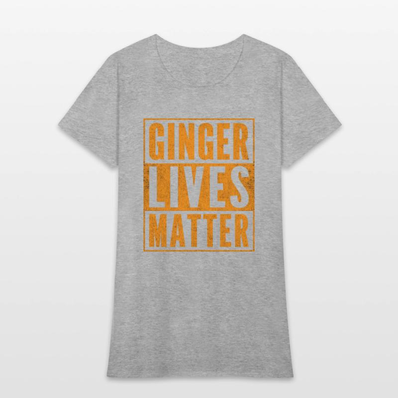 Funny Ginger Lives Matter Old School Graphic