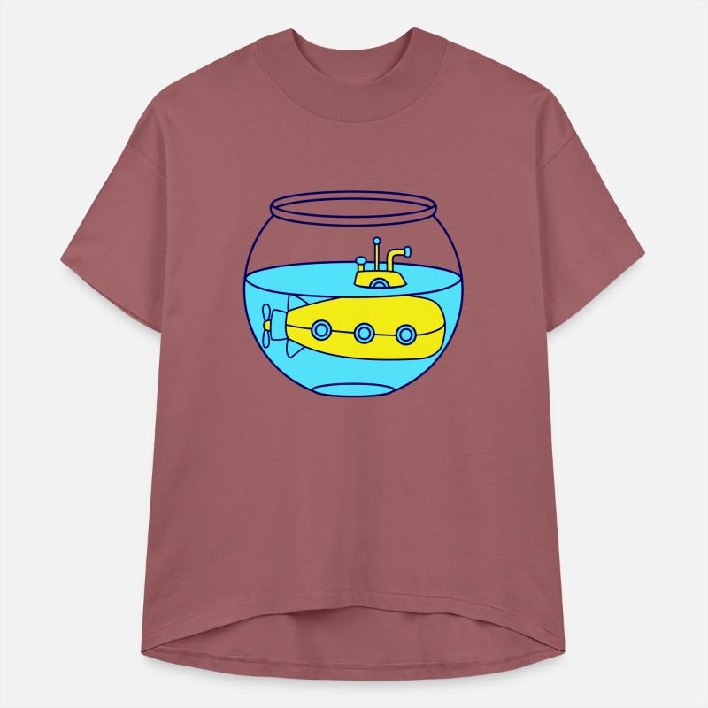 Funny Little Submarine Goldfish Bowl Aquarium Fun