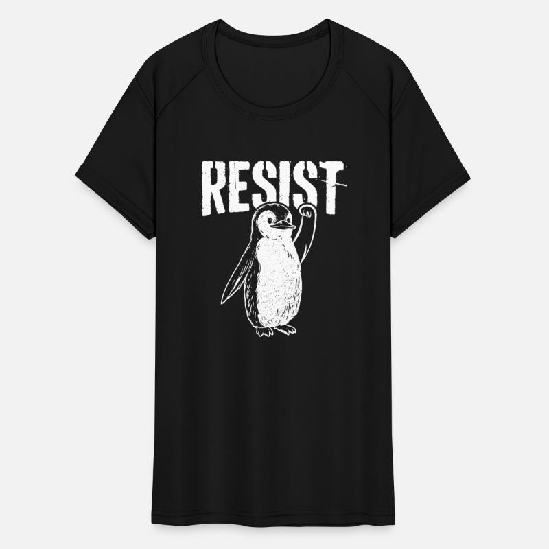 Funny Penguin Resist Cool Penguins Resist