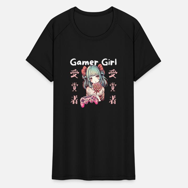 Gamer girl Anime Lollipop girl