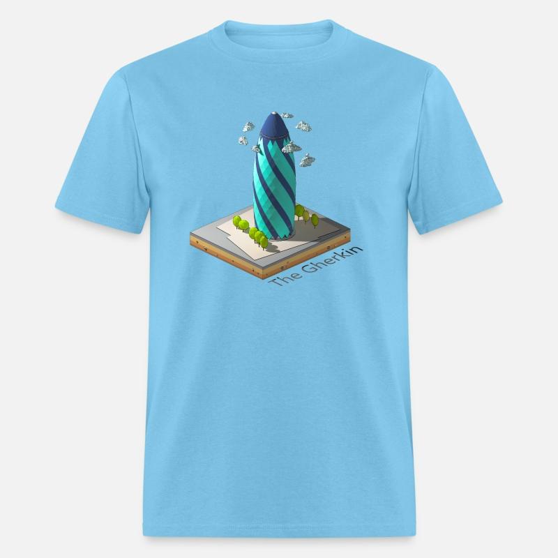 Geometric low poly The Gherkin