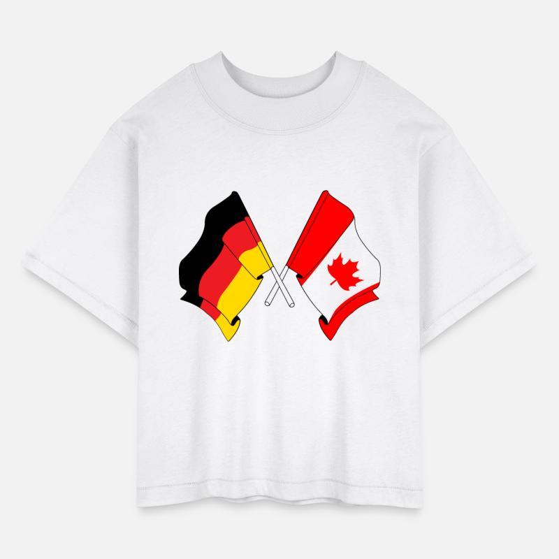 Germany flag and Canada flag