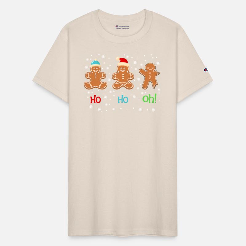 Gingerbread Men Ho Ho Oh Christmas X-Mas