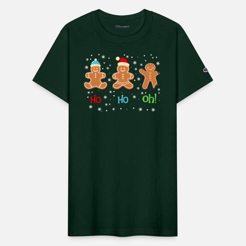 Gingerbread Men Ho Ho Oh Christmas X-Mas