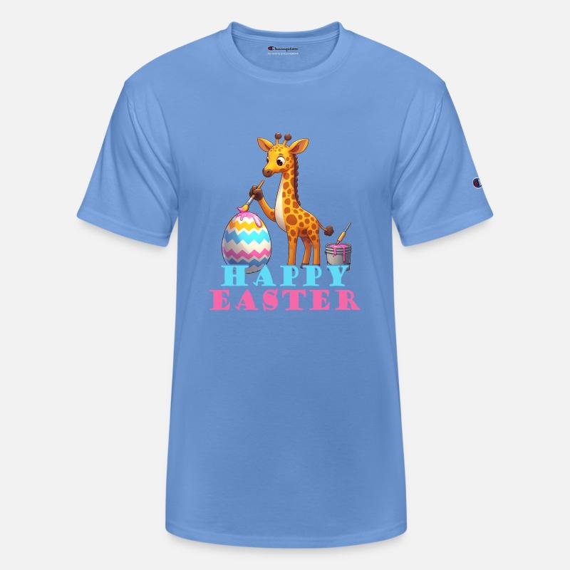 Giraffe Painting Easter Egg