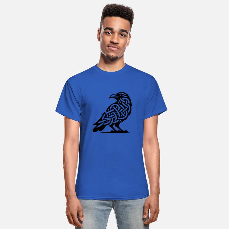 Nordic Celtic Raven Tattoo Knot Style