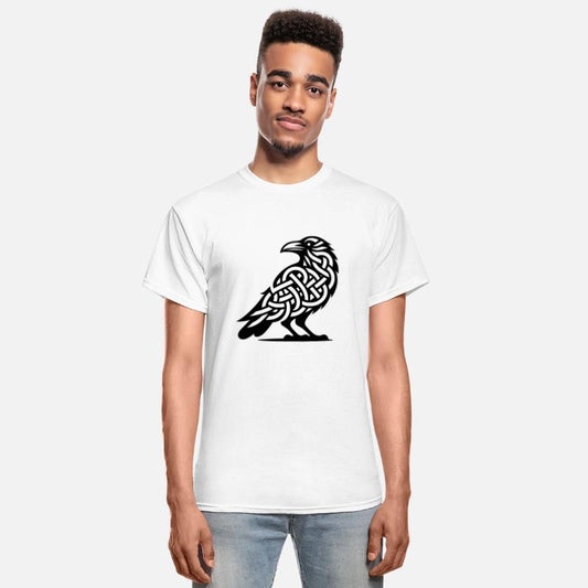 Nordic Celtic Raven Tattoo Knot Style