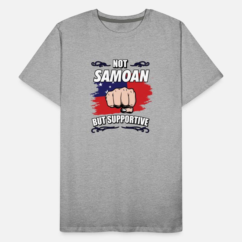 Not Samoan But Supportive Travel Tourist Samoan